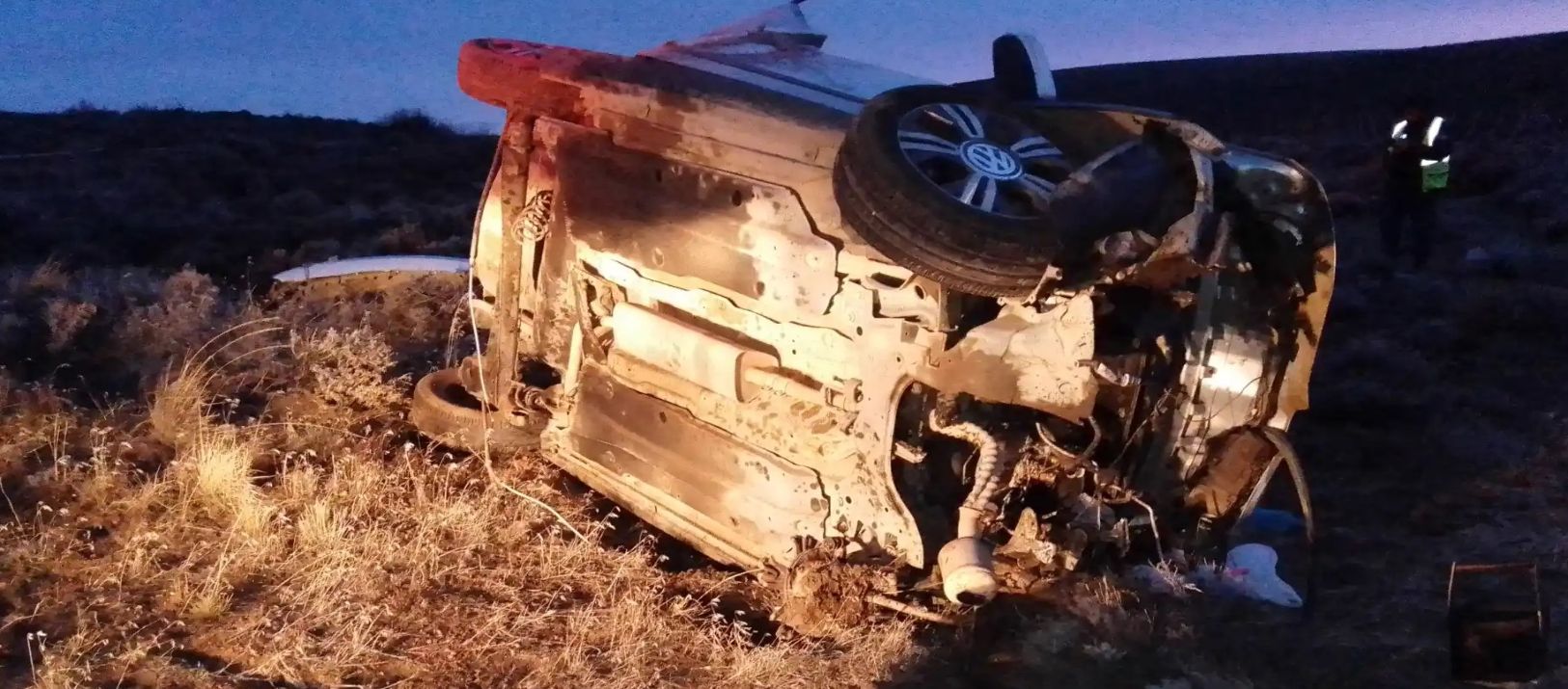 Impresionante accidente de bahienses en Neuquén